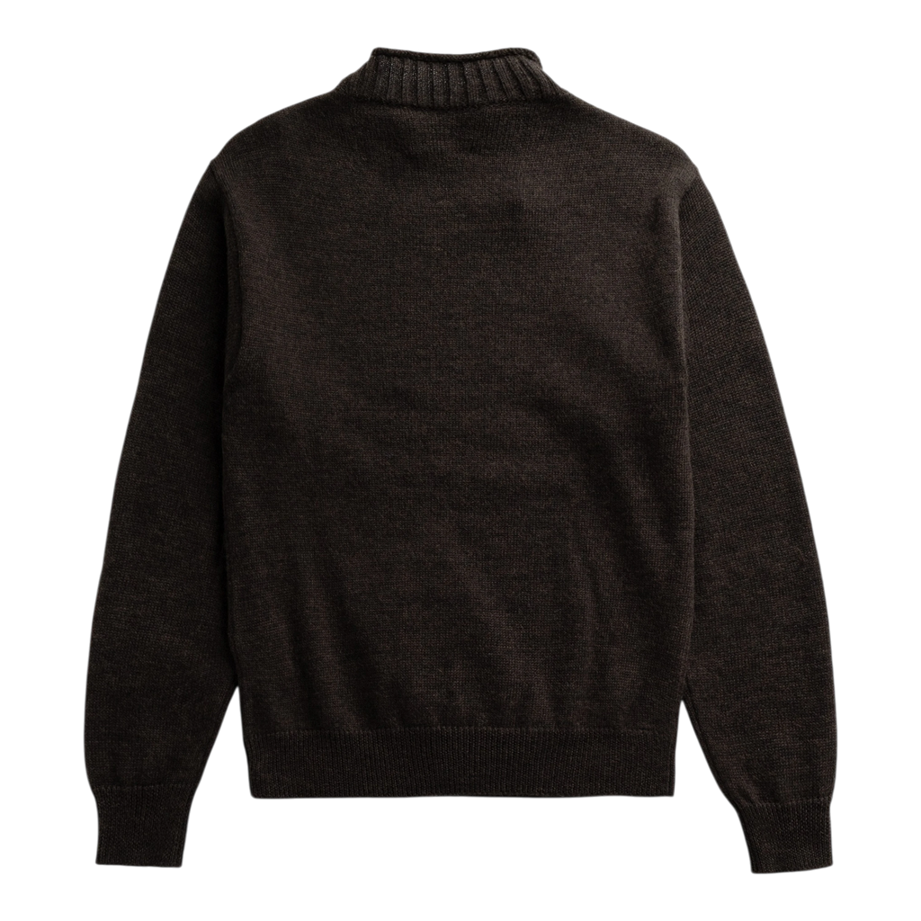 Norse Projects - Sagvatnet Wool Roll Neck Sweater - Delicioso Brown Genser Norse Projects 