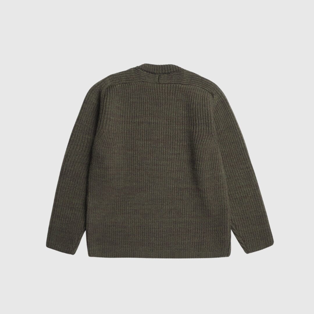 Norse Projects Sigurd Crew Neck - Olive Night Knitwear Norse Projects 