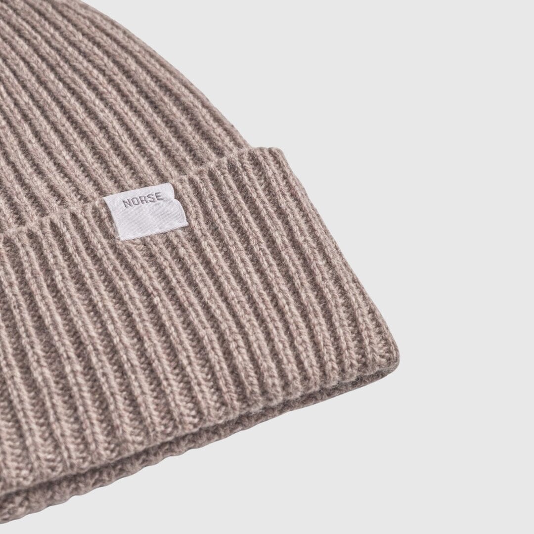 Norse Projects Standard Merino Lambswool Beanie - Clay Norse Projects 