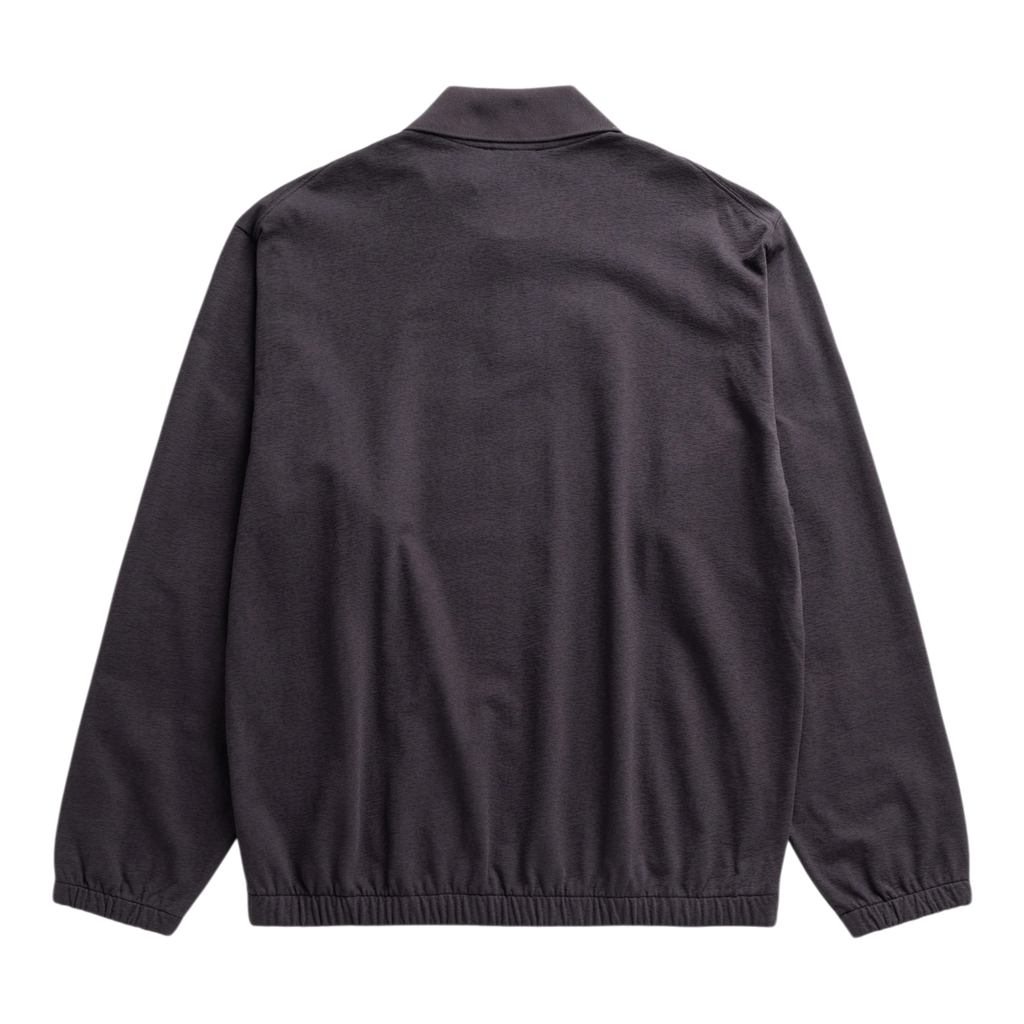 Norse Projects - Sylane Relaxed Light Pile Jersey Polo - Darkest Purple Genser Norse Projects 