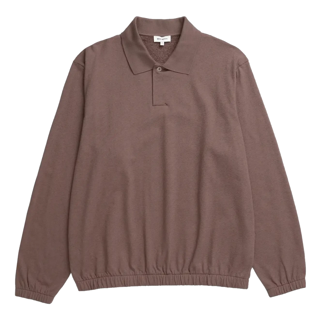 Norse Projects Sylane Relaxed Light Pile Jersey Polo - Peppercorn Shirt Norse Projects 