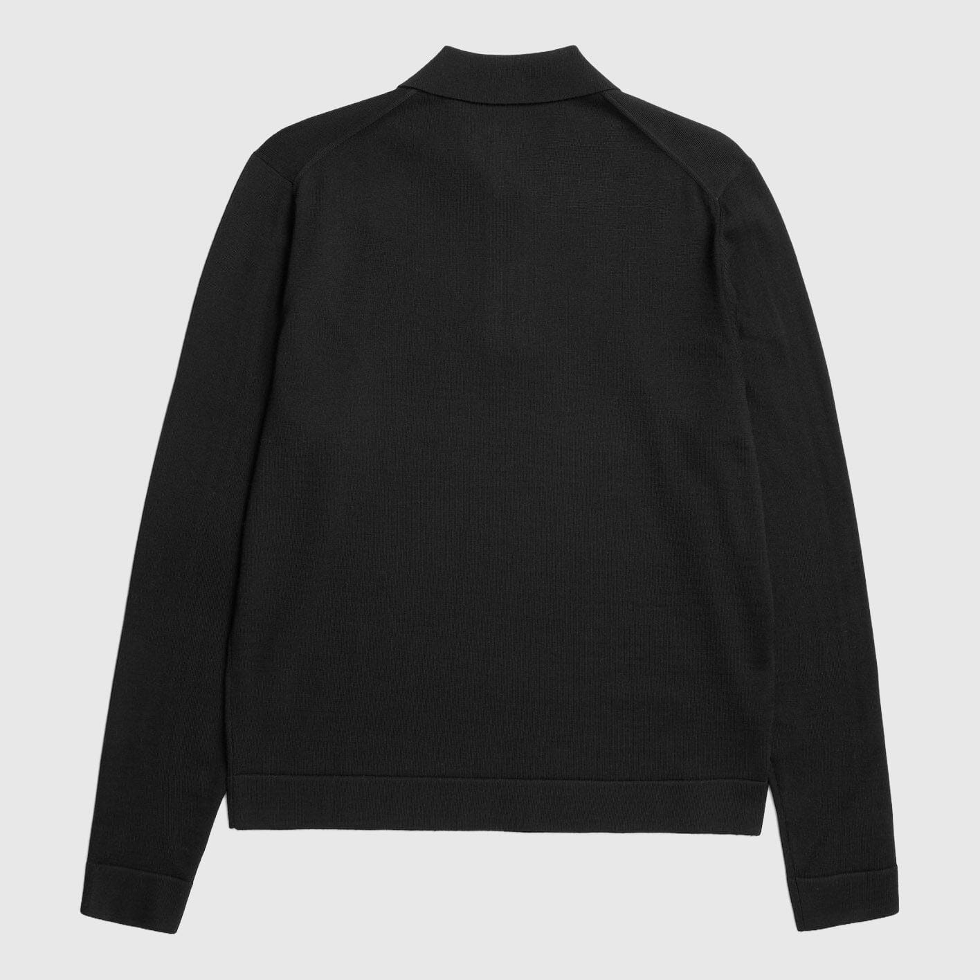 Norse Projects Tech Polo - Black Knitwear Norse Projects 