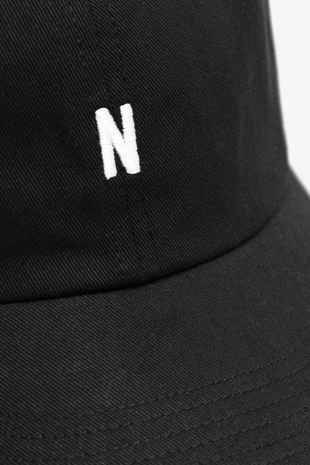 Norse Projects Twill Sports Cap - Black Cap Norse Projects 