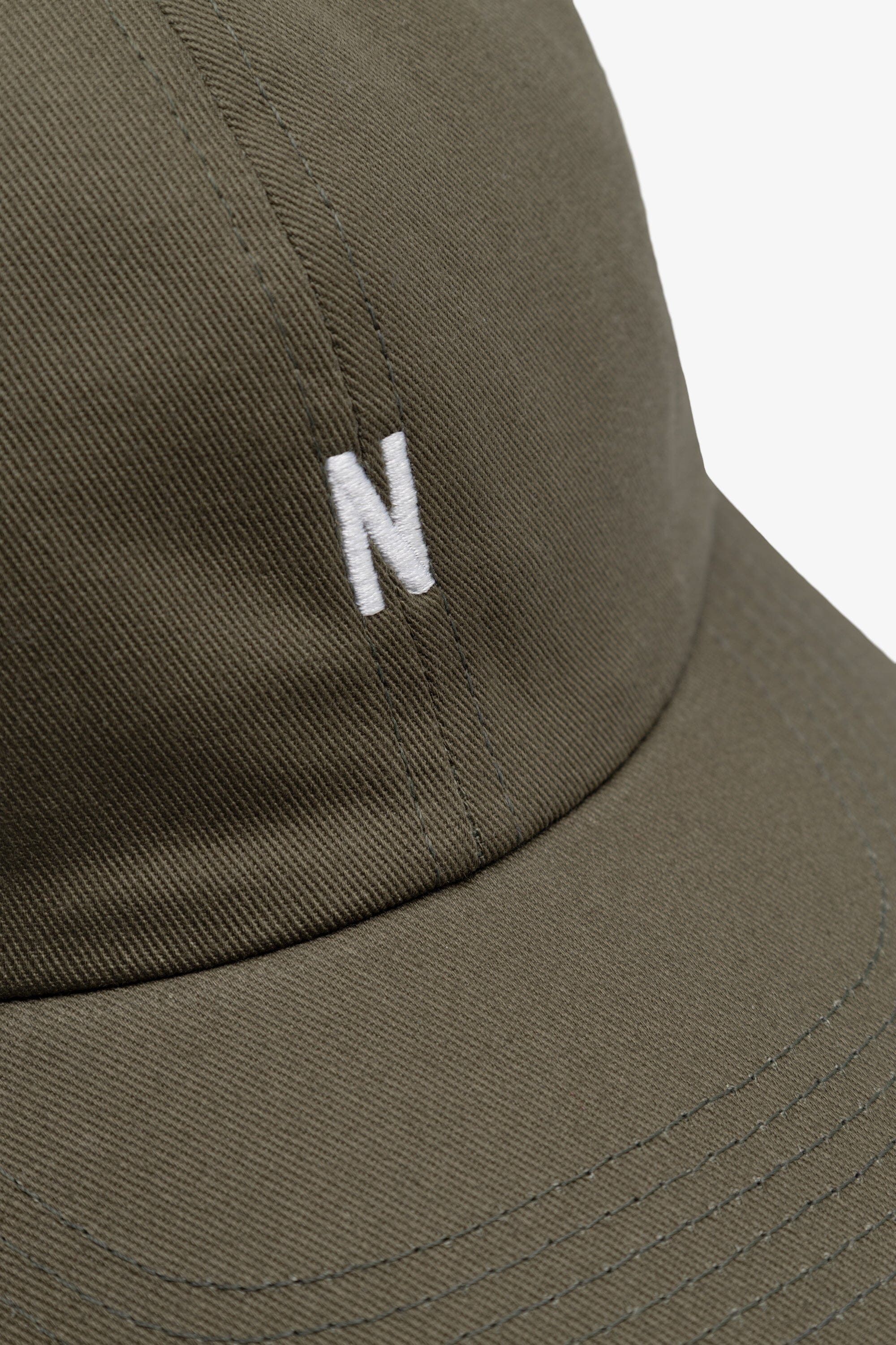 Norse Projects Twill Sports Cap - Olive Night Cap Norse Projects 