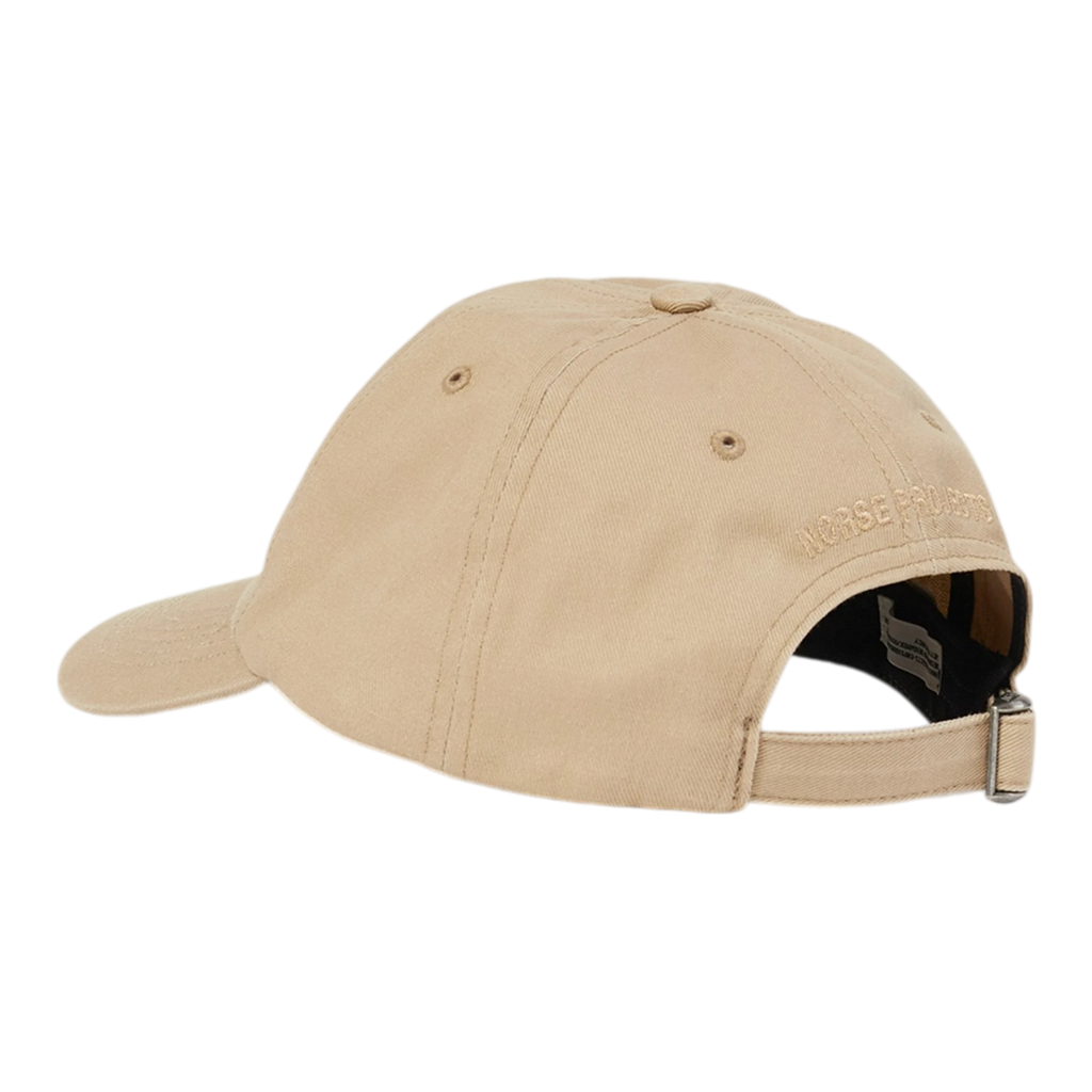 Norse Projects - Twill Sports Cap - Utility Khaki Caps Norse Projects 