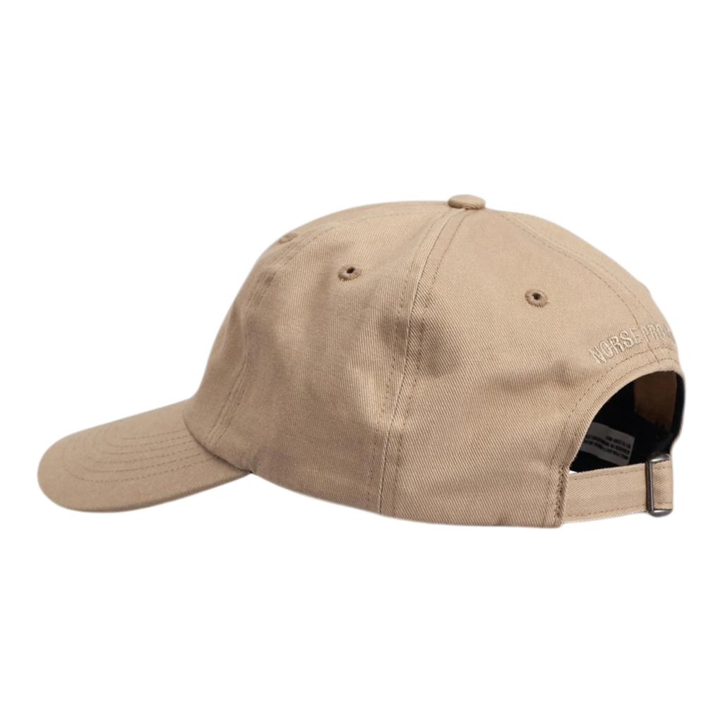 Norse Projects - Twill Sports Cap - Utility Khaki Caps Norse Projects 