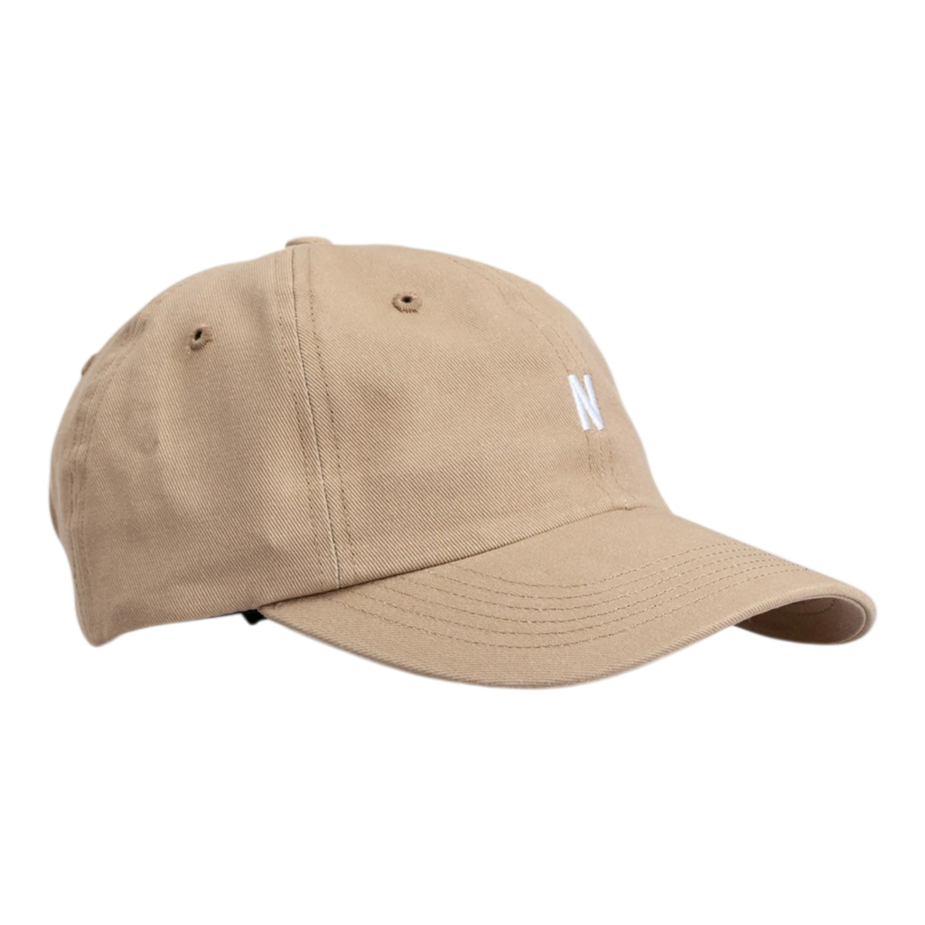 Norse Projects - Twill Sports Cap - Utility Khaki Caps Norse Projects 