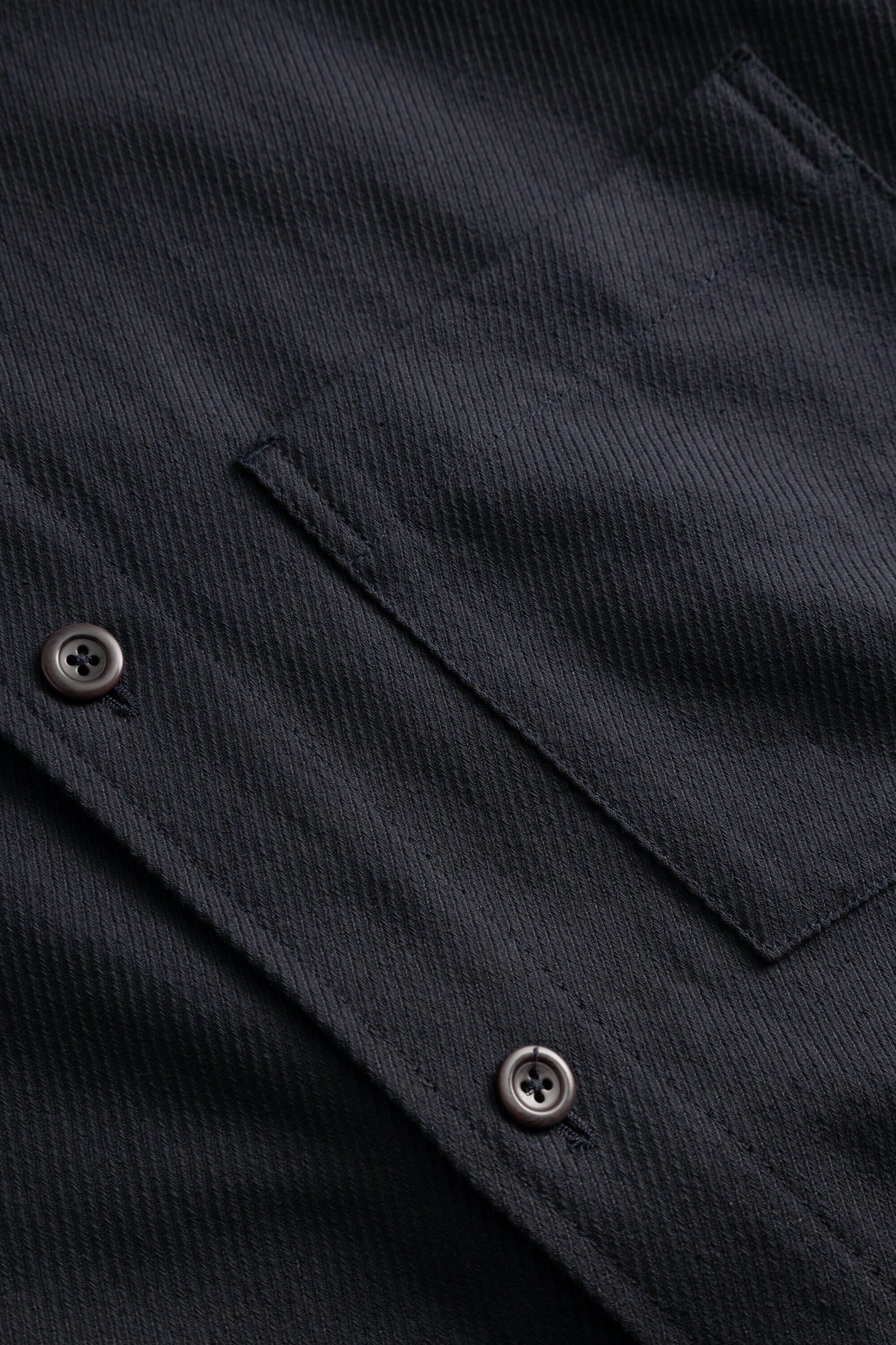 Norse Projects Ulriken Oversized Cotton Linen Twill SS Shirt - Dark Navy Shirt Norse Projects 