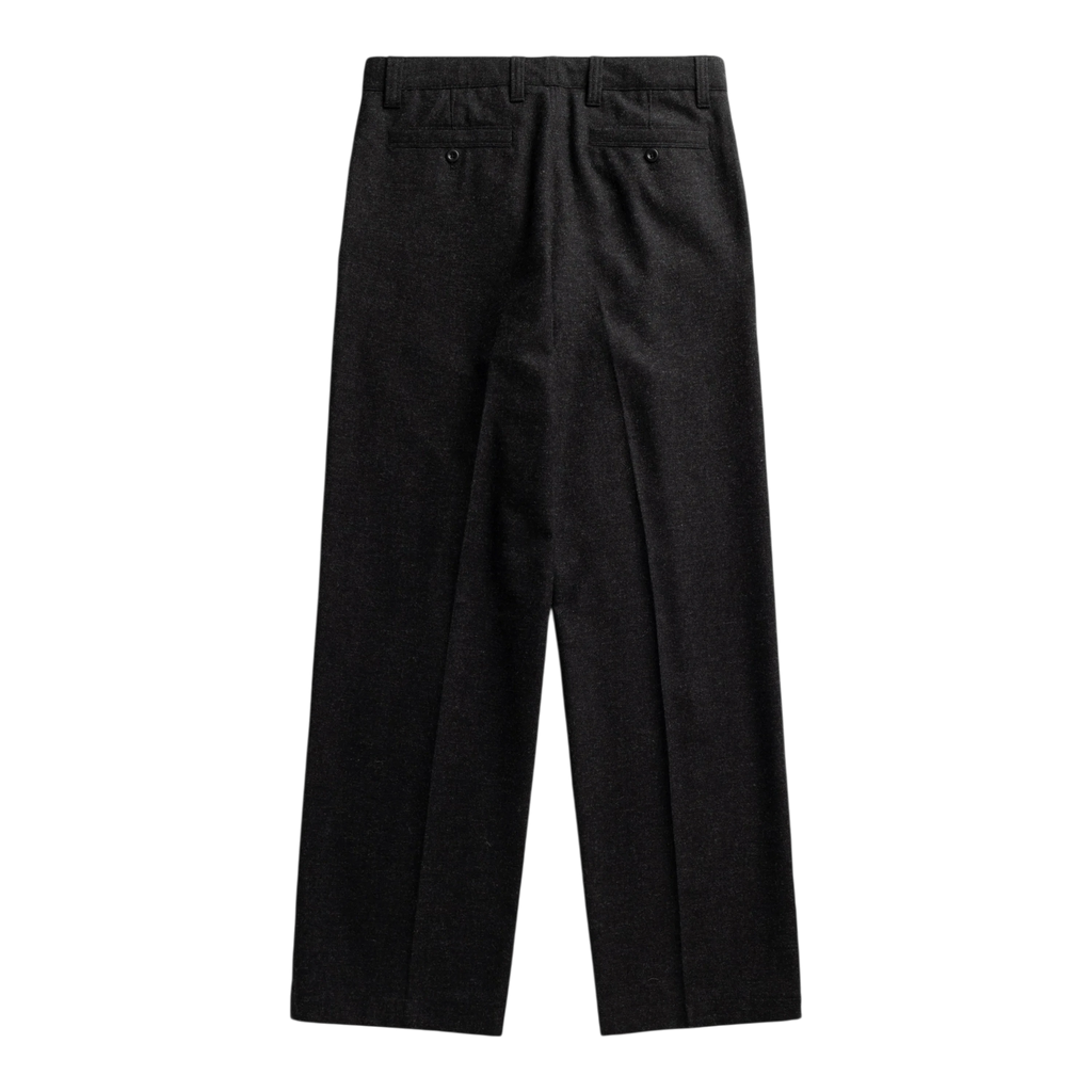 Norse Projects - Vivestad Wool Wide Chino - Charcoal Grey Bukse Norse Projects 