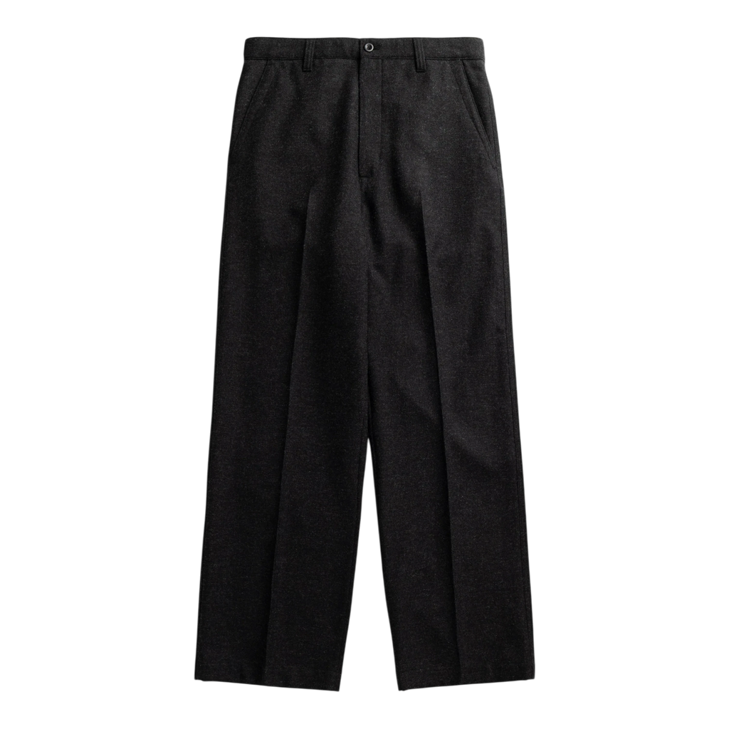 Norse Projects - Vivestad Wool Wide Chino - Charcoal Grey Bukse Norse Projects 