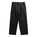 Norse Projects - Volda Easy Worsted Wool Pleated Trouser - Charcoal Grey Bukse Norse Projects 