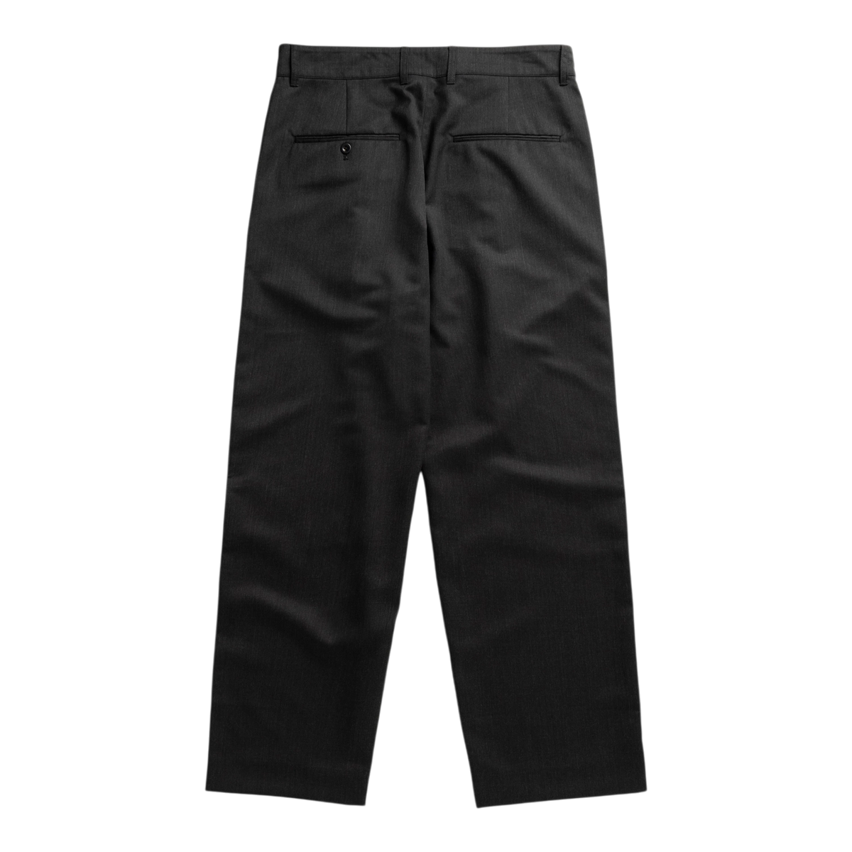 Norse Projects - Volda Easy Worsted Wool Pleated Trouser - Charcoal Grey Bukse Norse Projects 