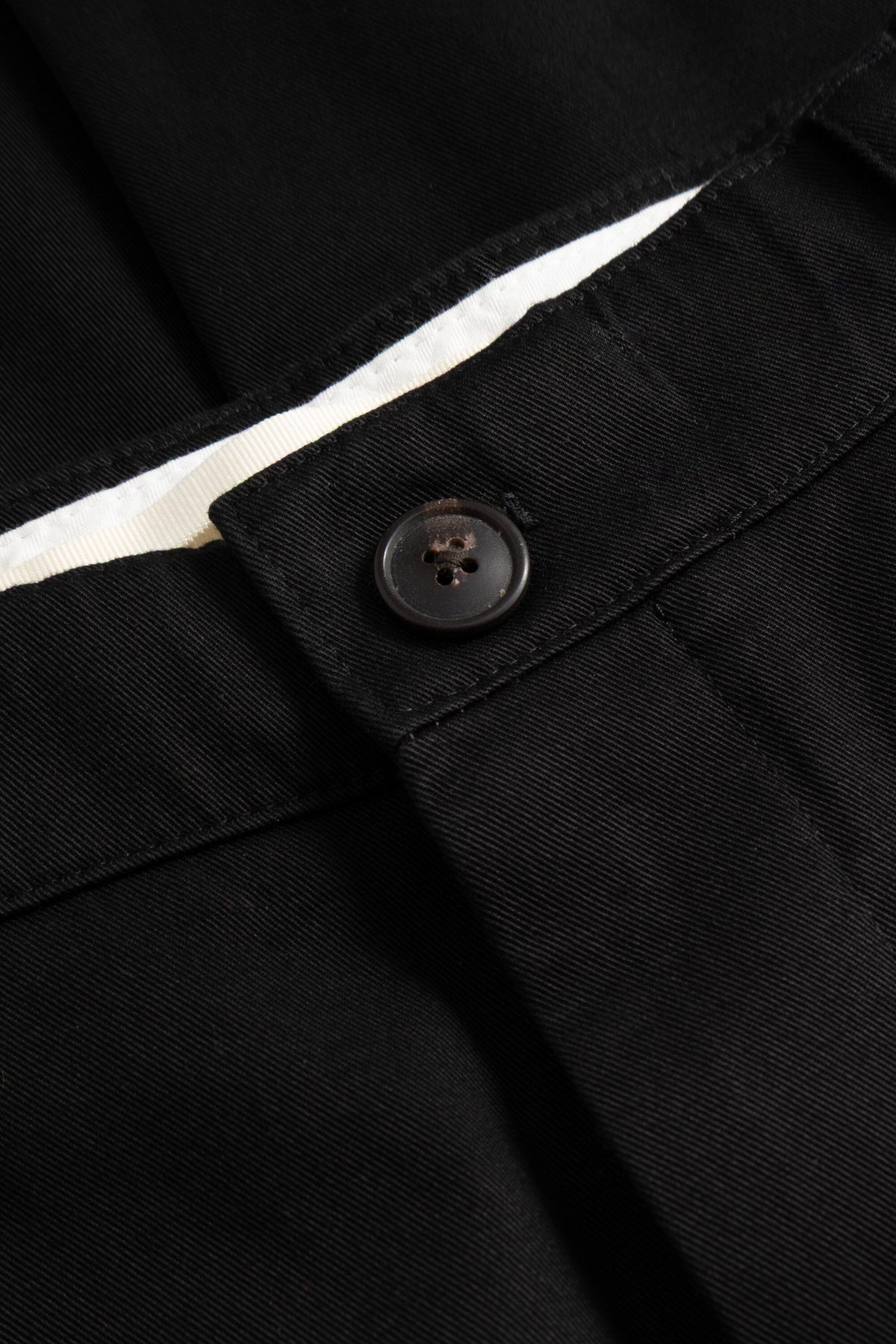 Norse Projects - Volda Pleated Cotton Twill Trouser - Black Bukse Norse Projects 