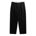 Norse Projects - Volda Pleated Cotton Twill Trouser - Black Bukse Norse Projects 