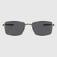 Oakley Square Wire Sunglasses - Carbon / Grey Polarized Sunglasses Oakley 