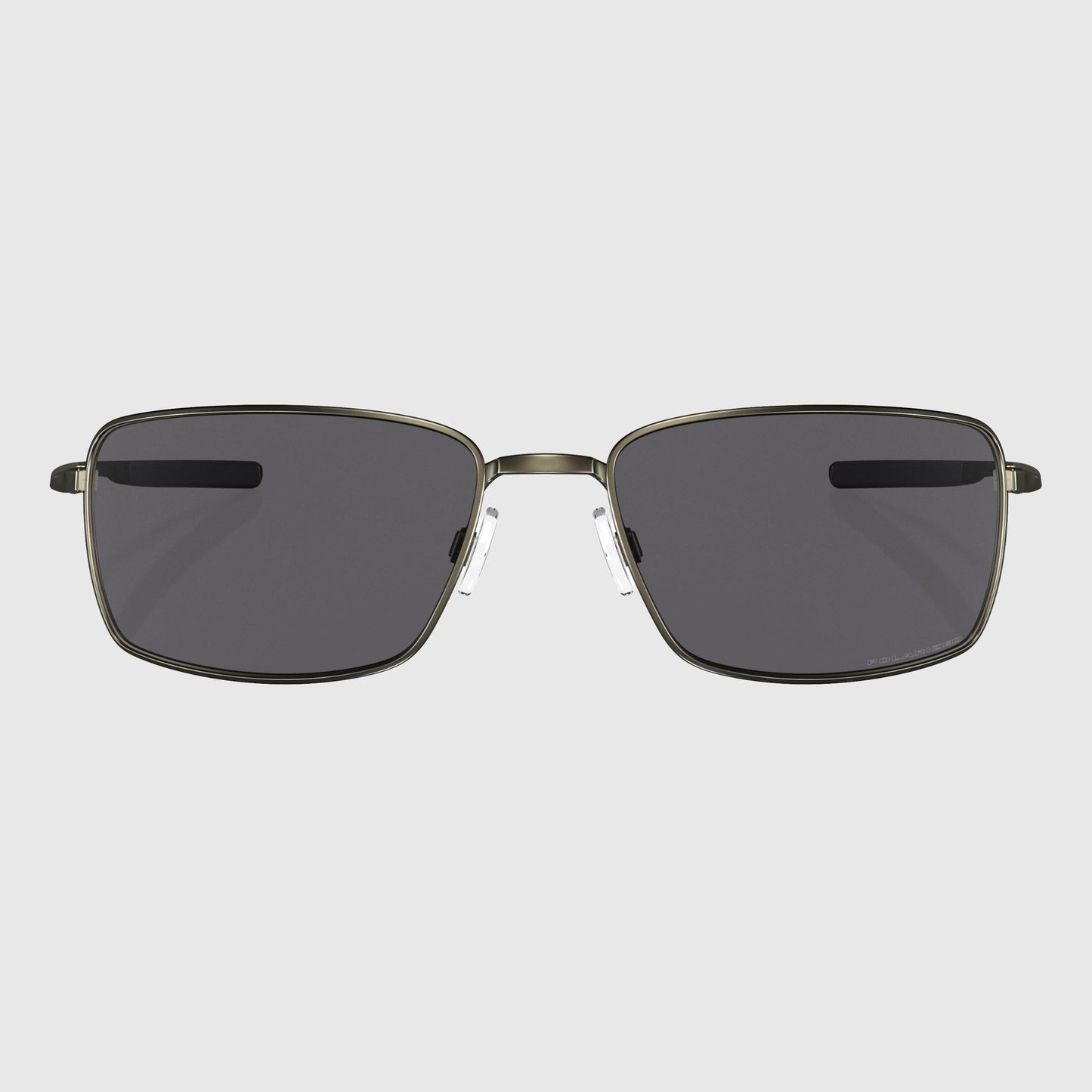 Oakley Square Wire Sunglasses - Carbon / Grey Polarized Sunglasses Oakley 