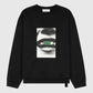 OAMC Peacemaker Loose Smile Print Crewneck - Black OAMC Peacemaker 