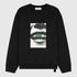 OAMC Peacemaker Loose Smile Print Crewneck - Black OAMC Peacemaker 