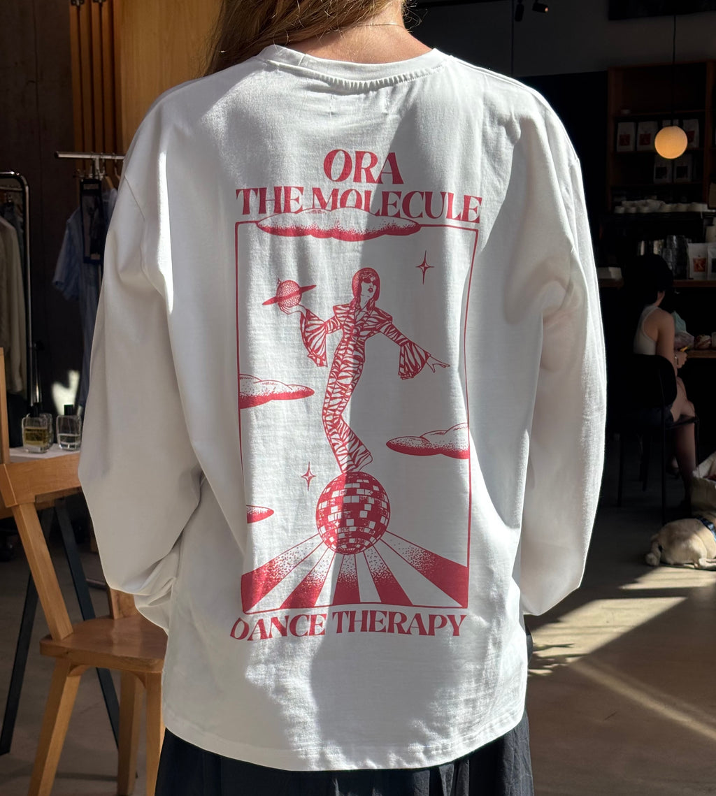Ora the Molecule Longsleeve - White Longsleeve Special Lemon 