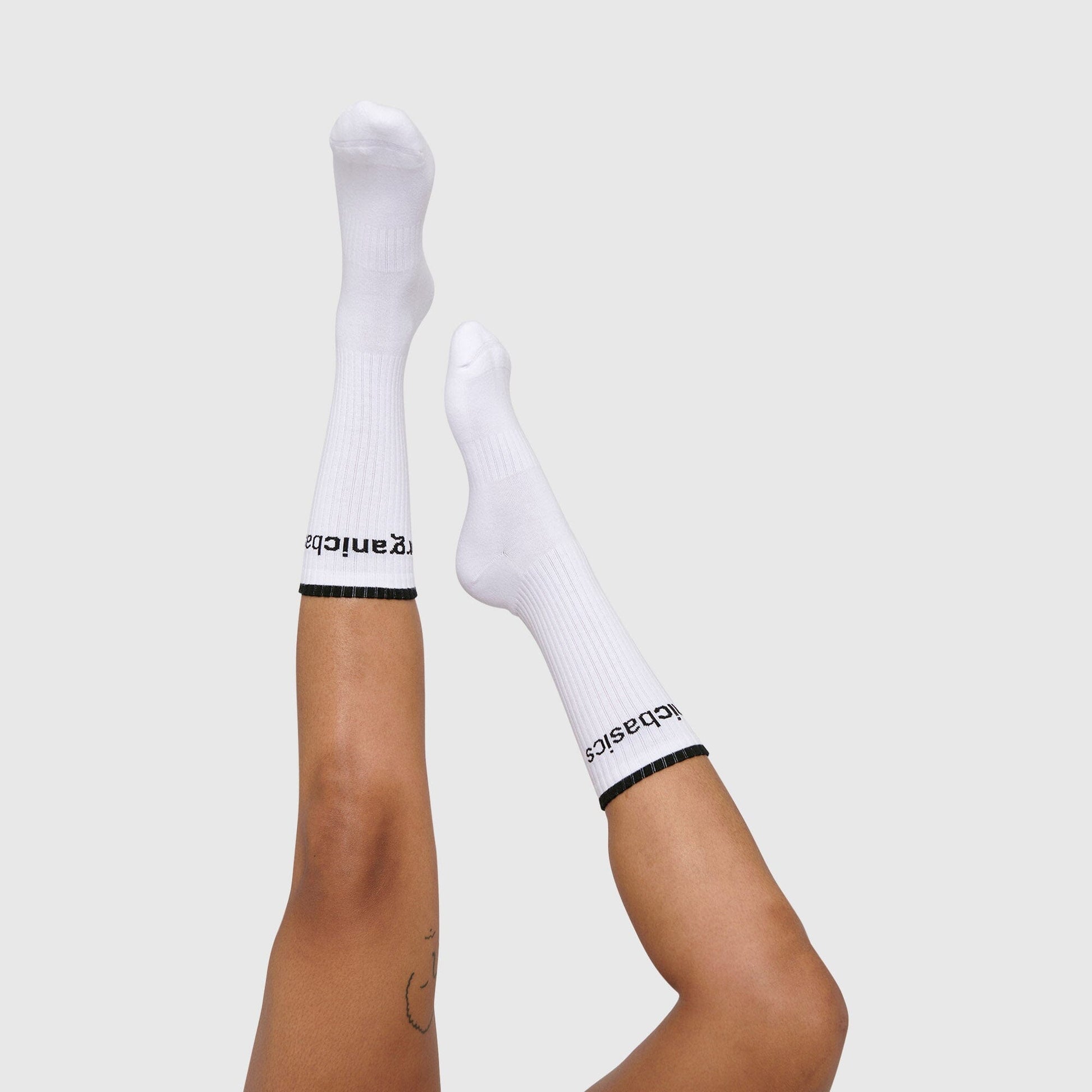 Organic Basics Active Tennis Socks - White Socks Organic Basics 