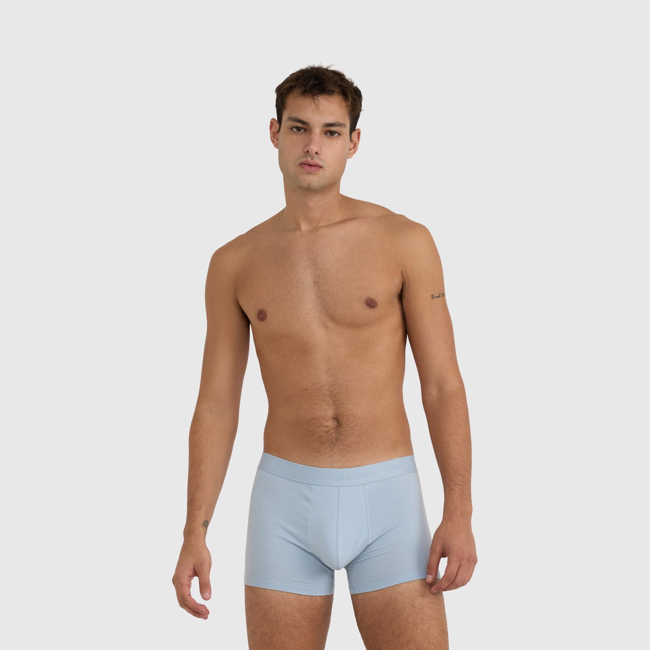 Organic Basics Core Trunks 3-Pack - Cloudy Blue / Stone Blue / Midnight Blue Boxers Organic Basics 