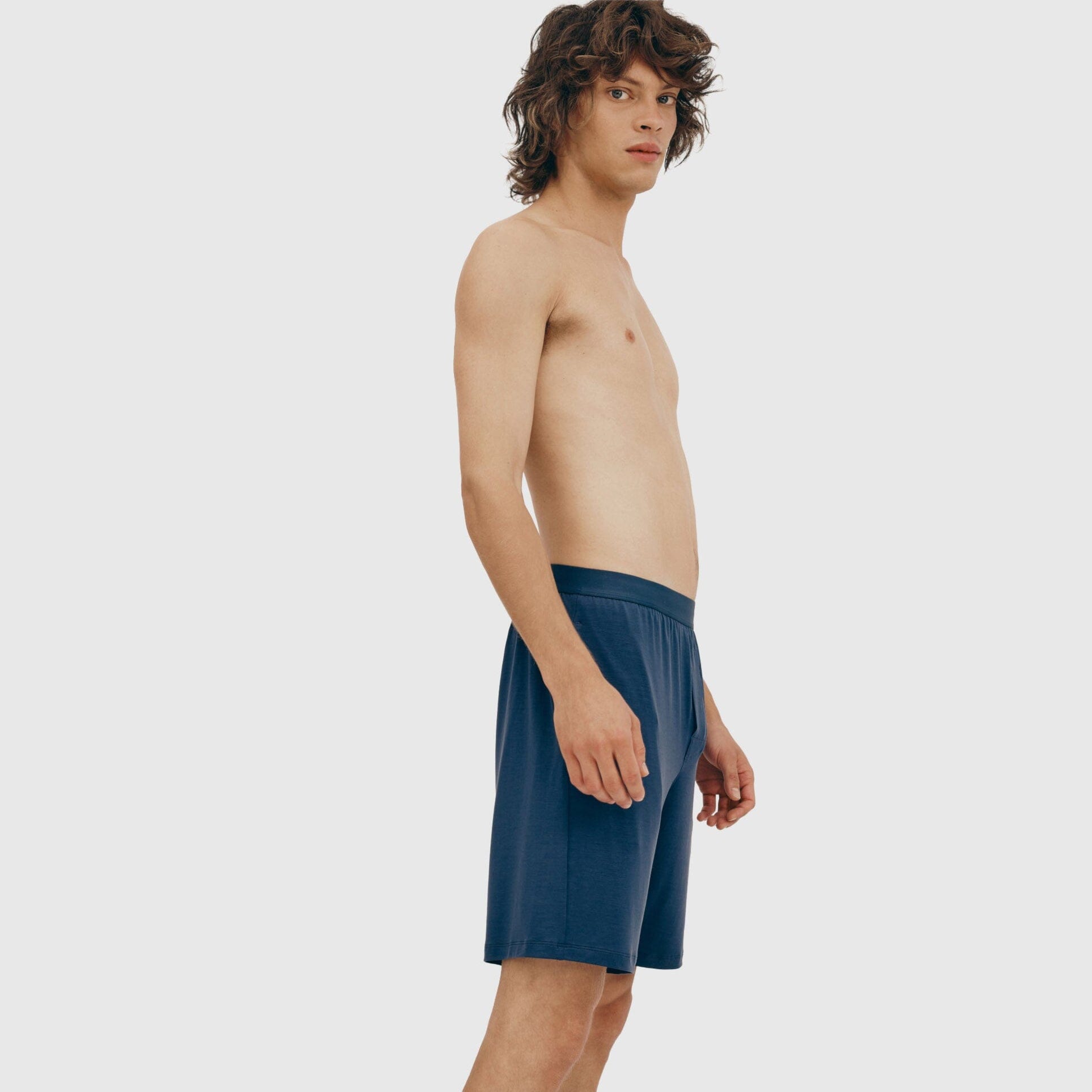 Organic Basics Soft Touch Shorts - Midnight Blue Boxers Organic Basics 