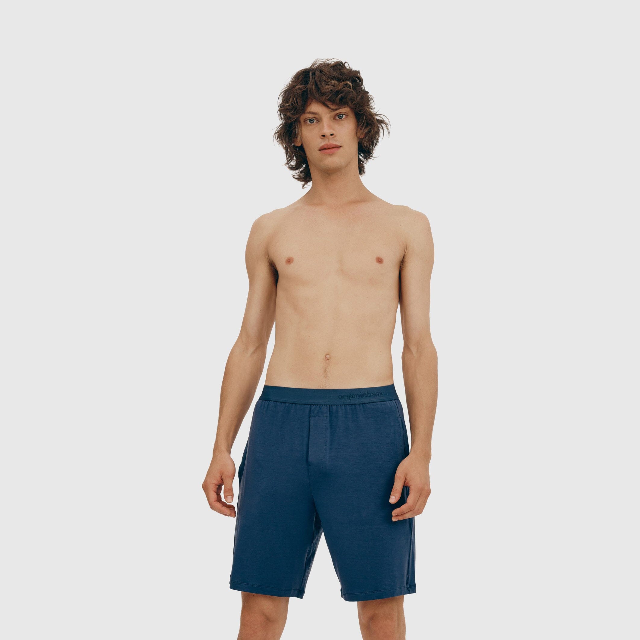 Organic Basics Soft Touch Shorts - Midnight Blue Boxers Organic Basics 