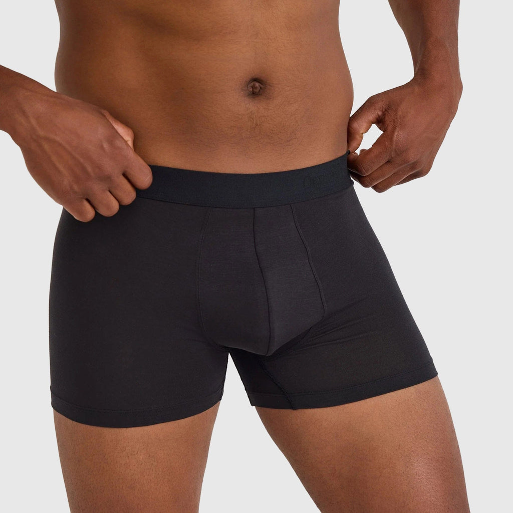 Organic Basics Soft Touch Trunks 3-pack - Black Boxers Organic Basics 