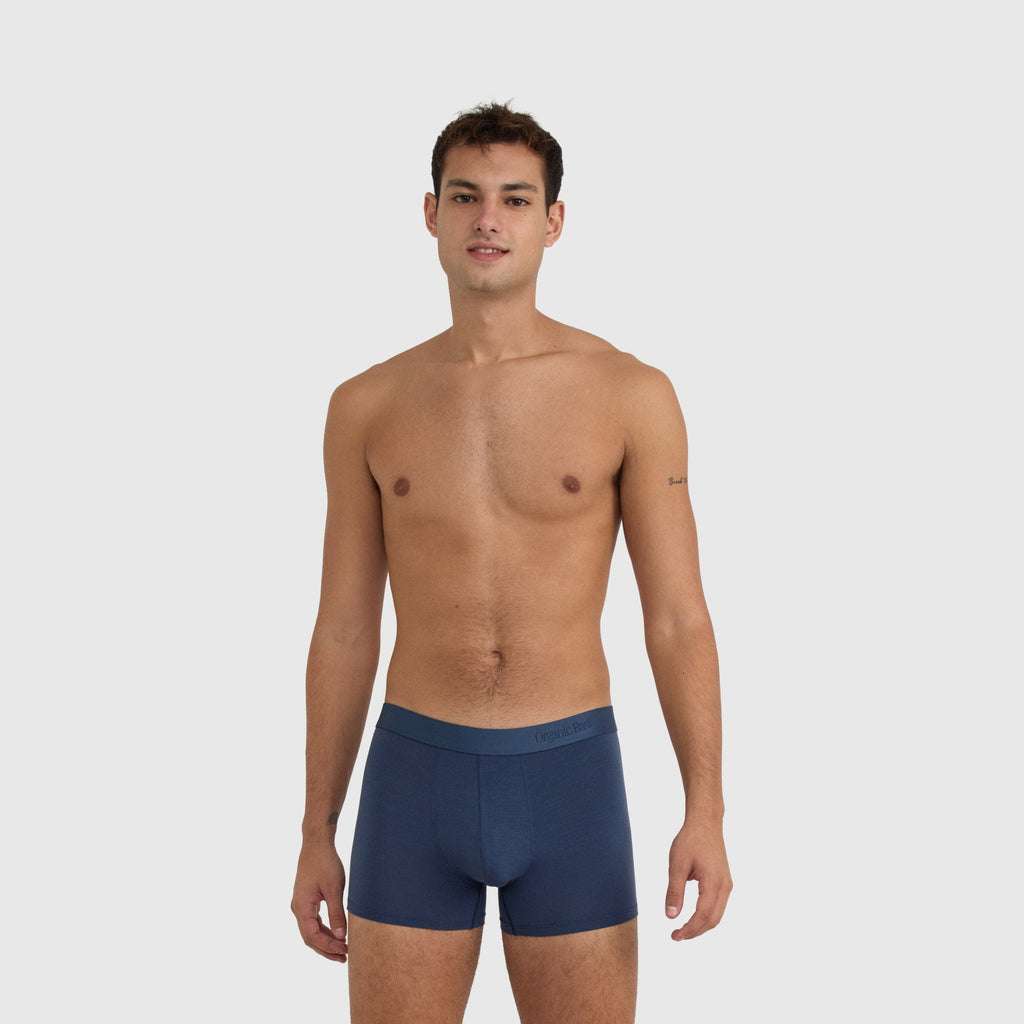 Organic Basics Soft Touch Trunks 3-pack - Black / White / Midnight Blue Boxers Organic Basics 