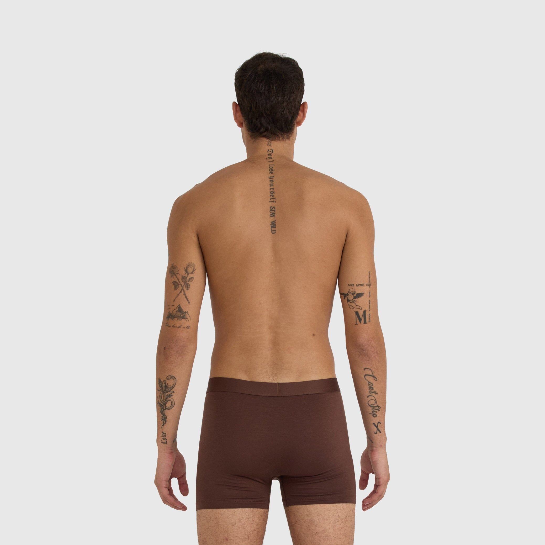 Organic Basics Soft Touch Trunks 3-pack - Terracotta / Rich Brown / Midnight Blue Boxers Organic Basics 