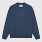 Organic Basics Weekend Boxy Fit Crewneck Sweatshirt - Midnight Blue Sweatshirt Organic Basics 