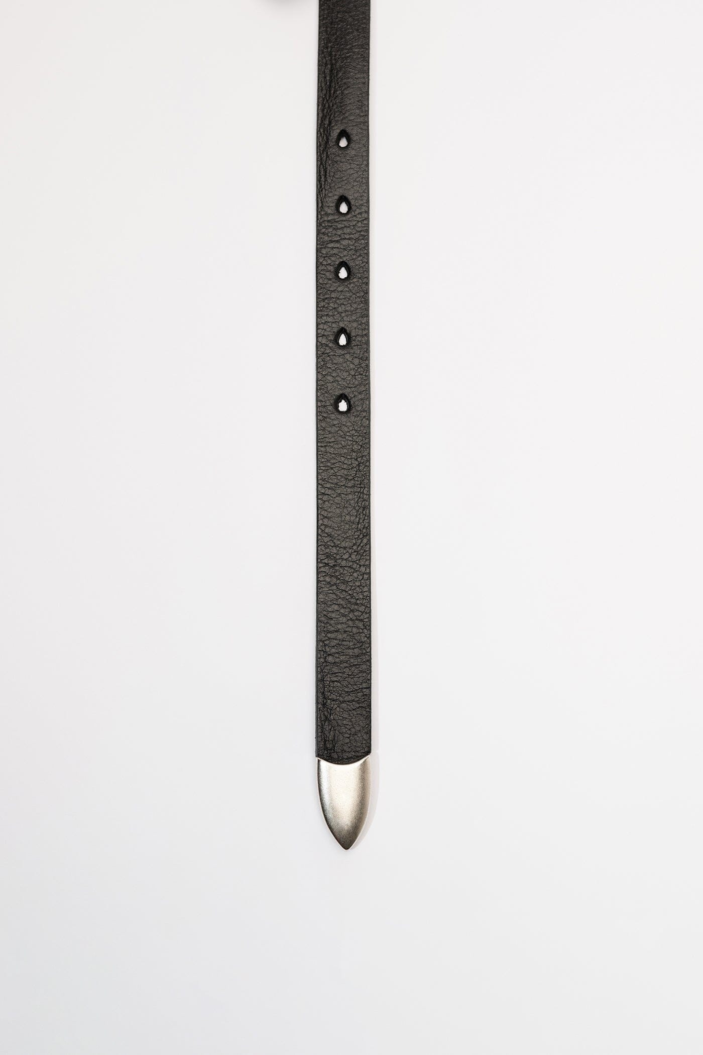 Our Legacy - 2 cm Belt - Black Leather Belte Our Legacy 