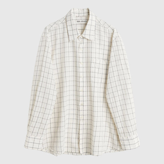 Our Legacy Above Shirt - Light Mediterranean Check Shirt Our Legacy 