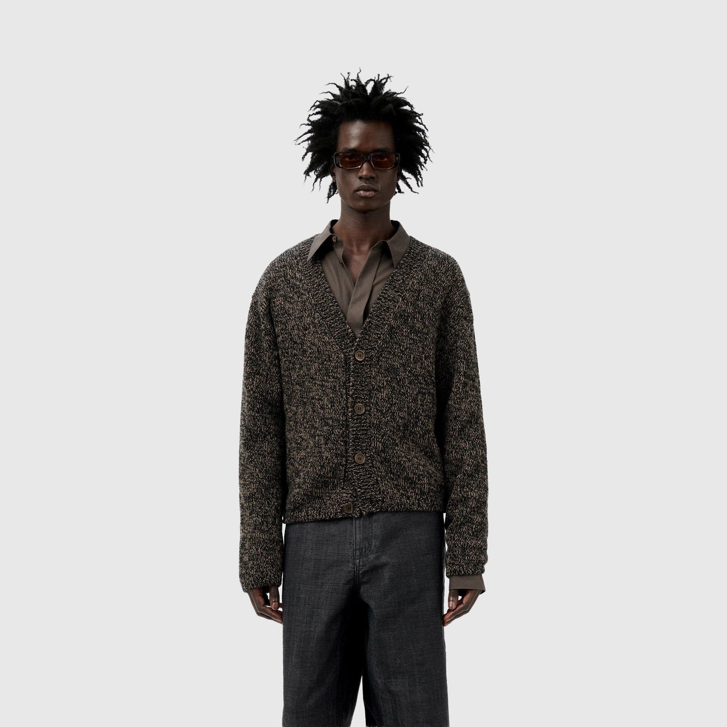 Our Legacy Academy Cardigan - Bear Twist Wool Cardigan Our Legacy 