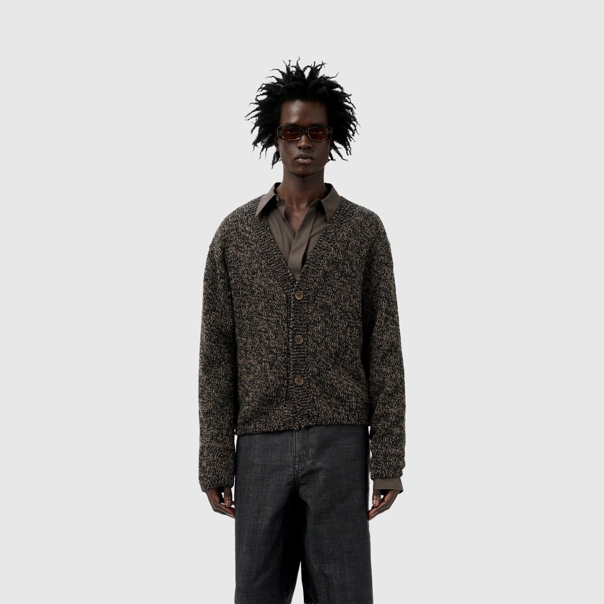 Our Legacy Academy Cardigan - Bear Twist Wool Cardigan Our Legacy 