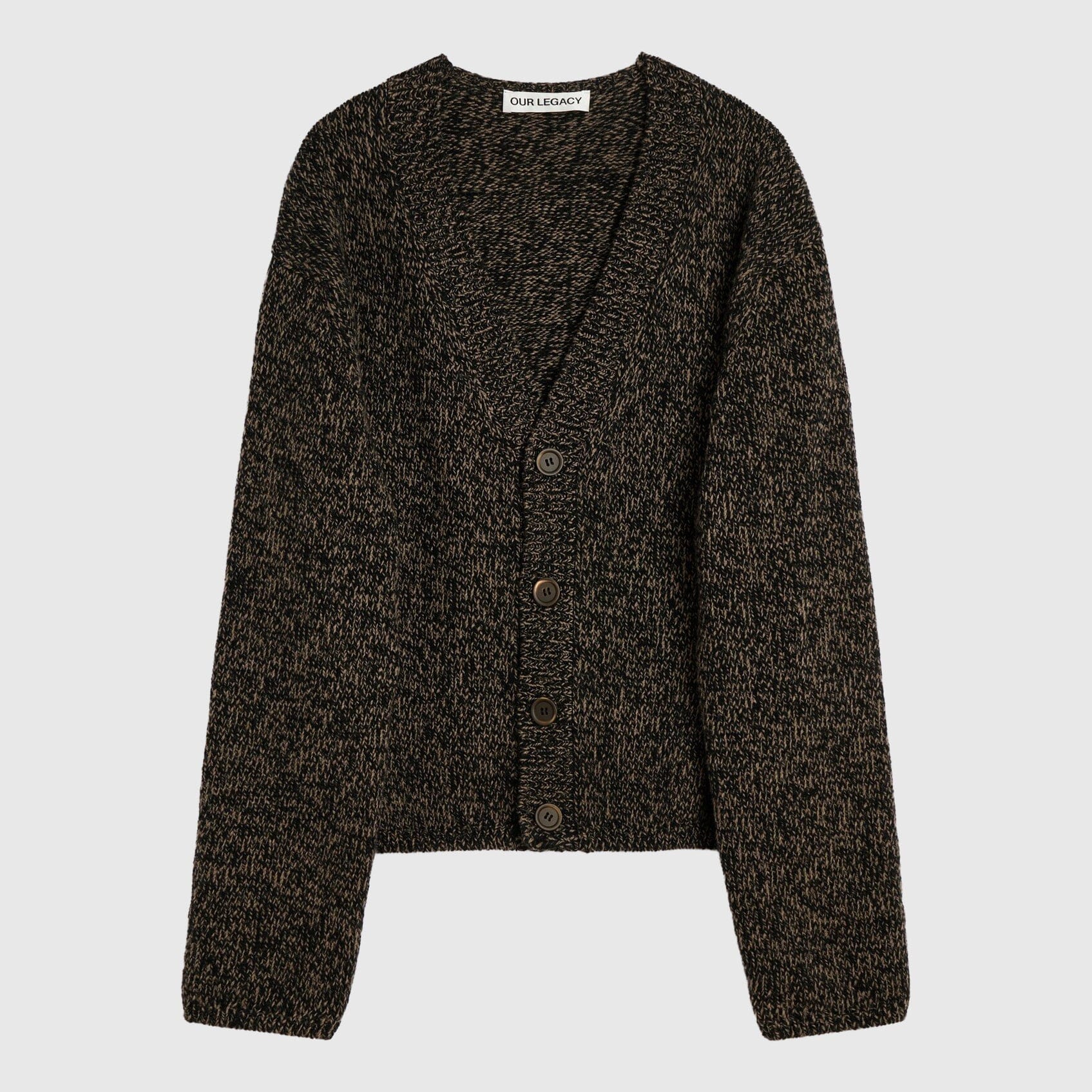 Our Legacy Academy Cardigan - Bear Twist Wool Cardigan Our Legacy 