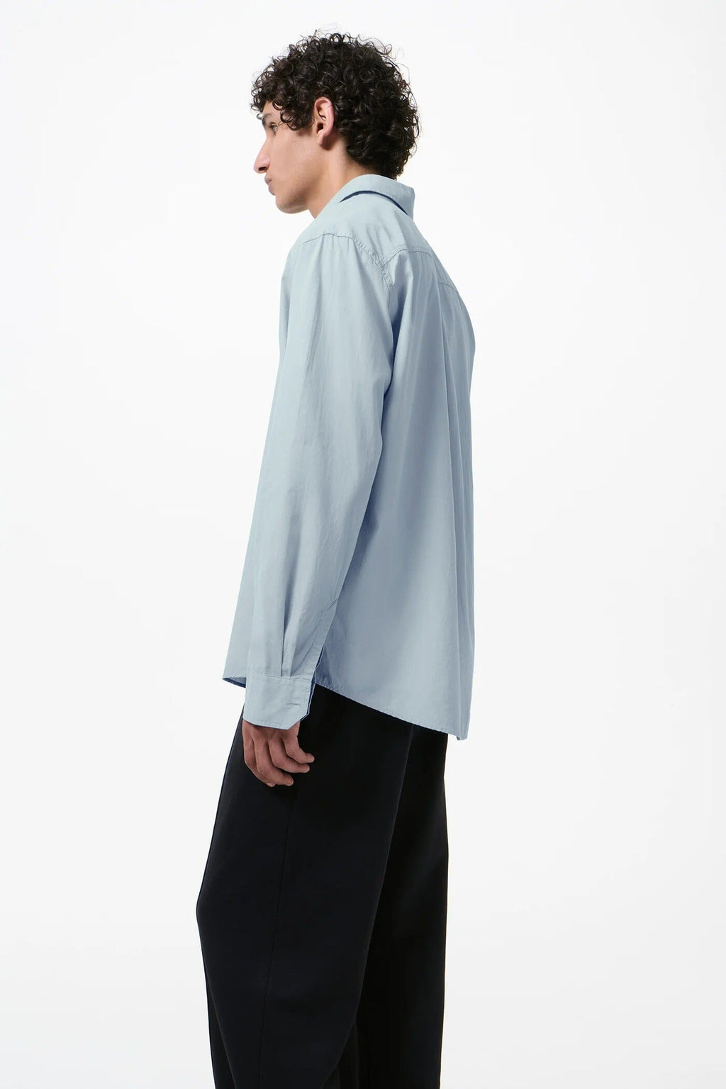 Our Legacy Beyond Shirt - Powder Blue Liquid Poplin Shirt Our Legacy 