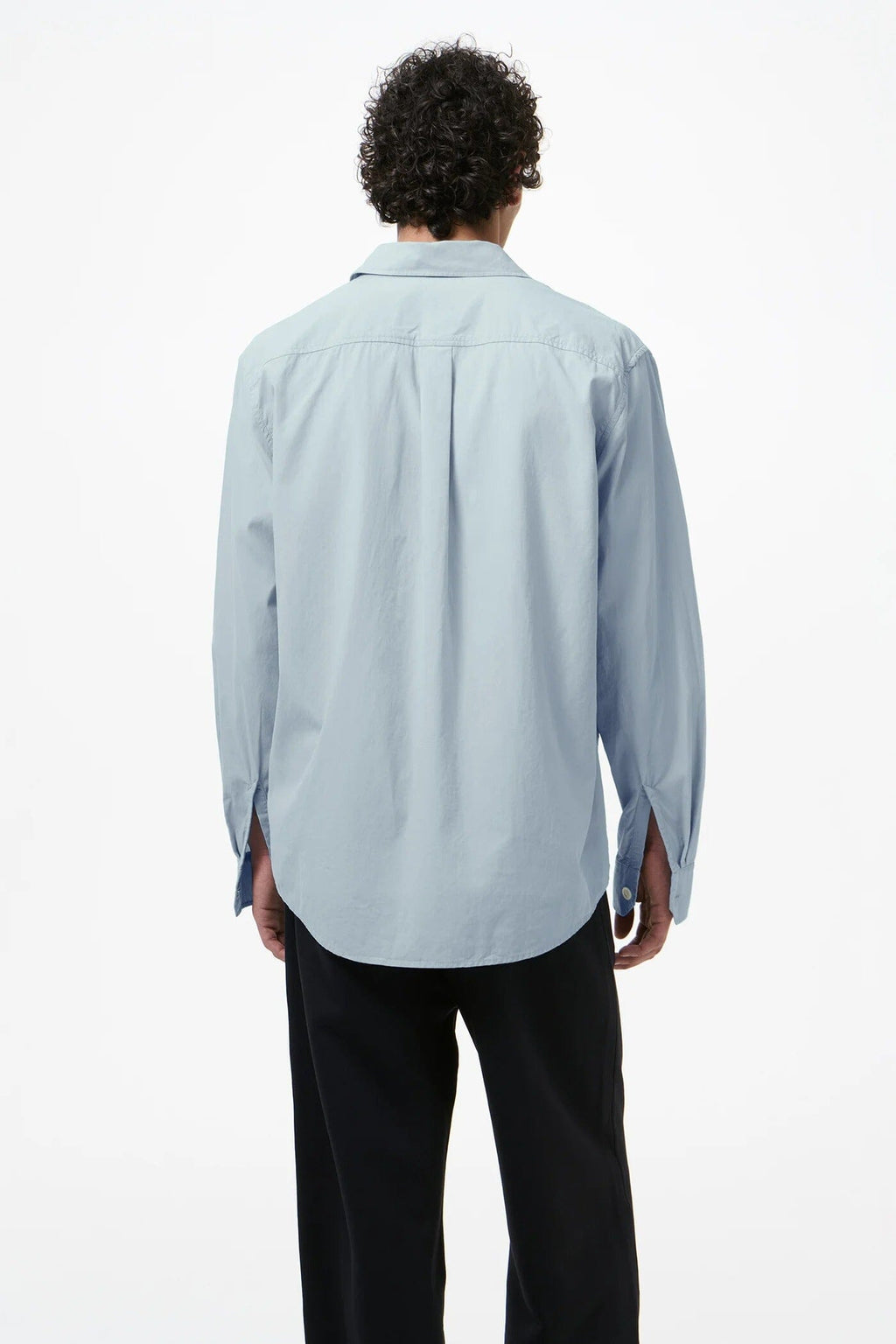 Our Legacy Beyond Shirt - Powder Blue Liquid Poplin Shirt Our Legacy 