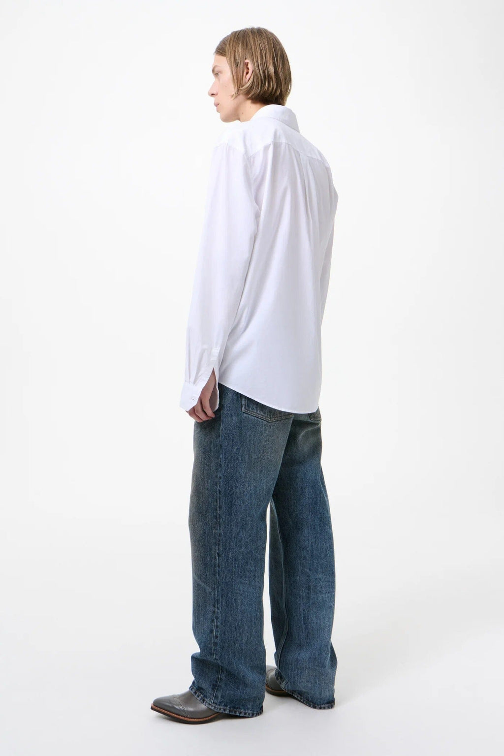 Our Legacy Beyond Shirt - White Liquid Poplin Shirt Our Legacy 