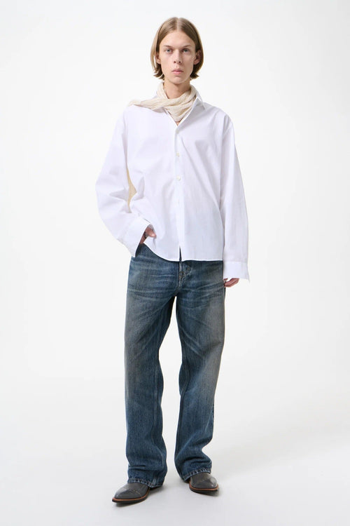 Our Legacy Beyond Shirt - White Liquid Poplin Shirt Our Legacy 