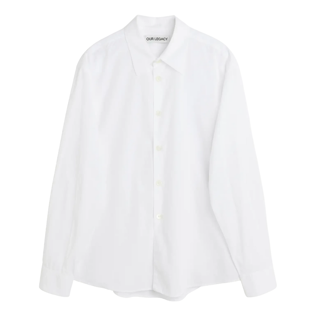 Our Legacy Beyond Shirt - White Liquid Poplin Shirt Our Legacy 