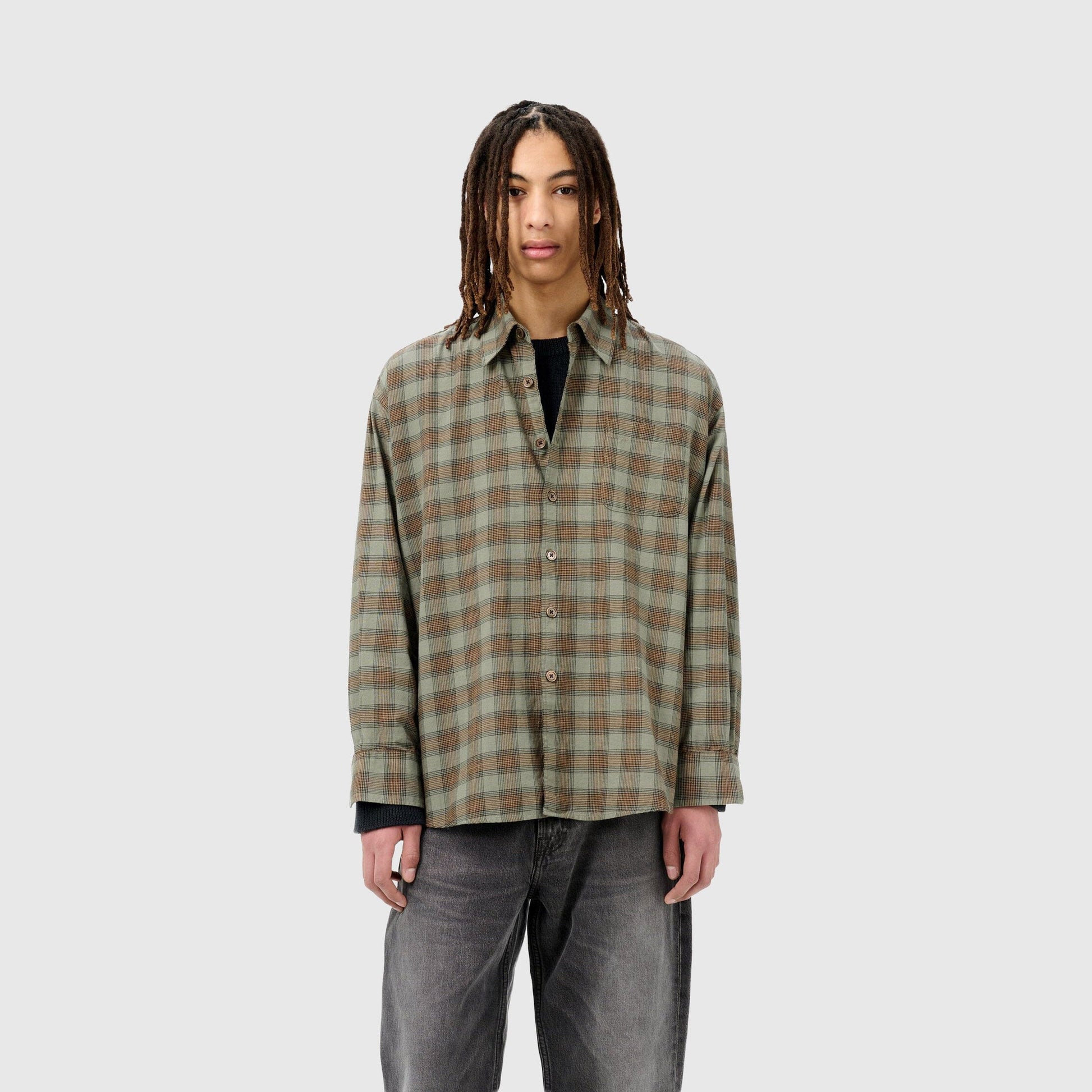 Our Legacy Borrowed Shirt - Iowa Check Shirt Our Legacy 