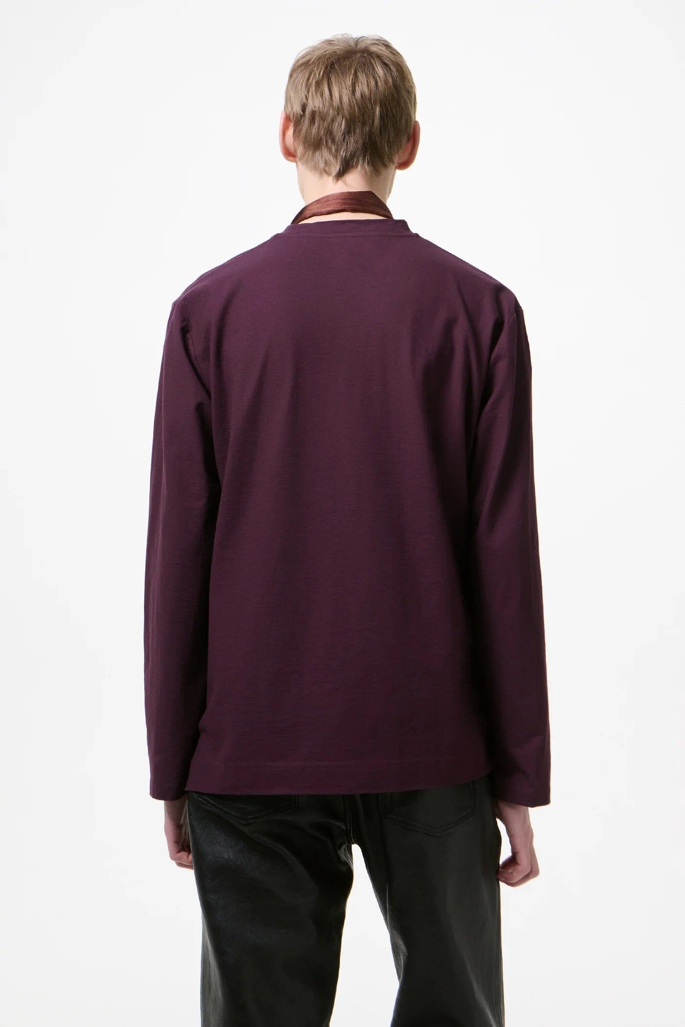 Our Legacy Box Longsleeve - Damson High Twist Jersey Longsleeve Our Legacy 