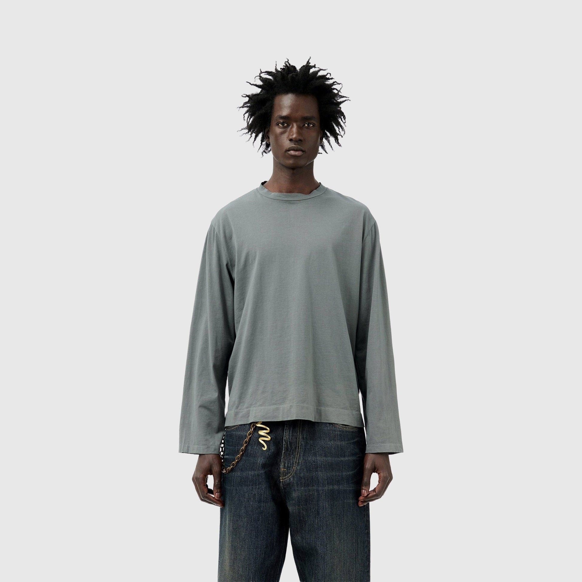 Our Legacy Box Longsleeve - Sage Grey Longsleeve Our Legacy 