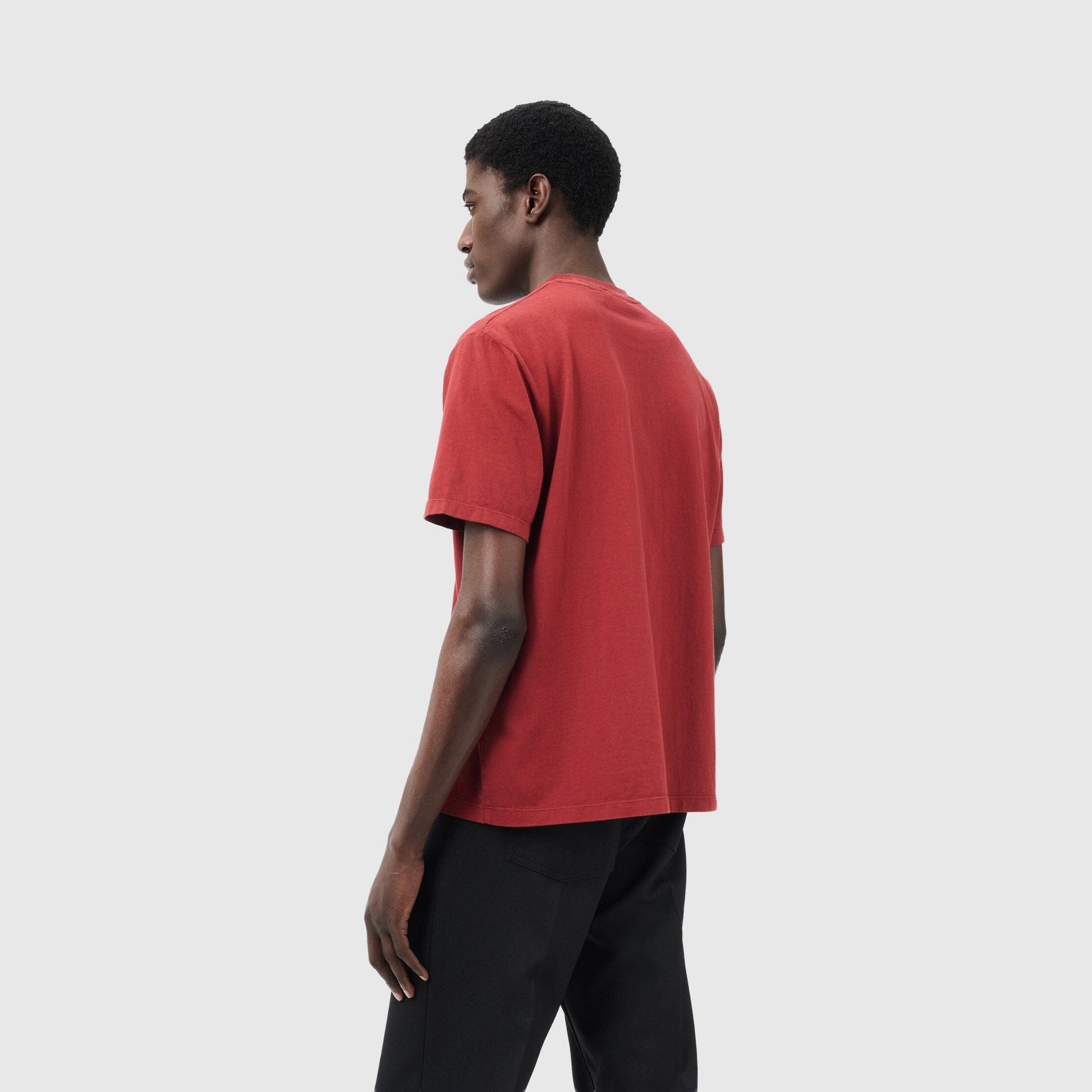 Our Legacy Box T-Shirt - Burnt Brick T-shirt Our Legacy 