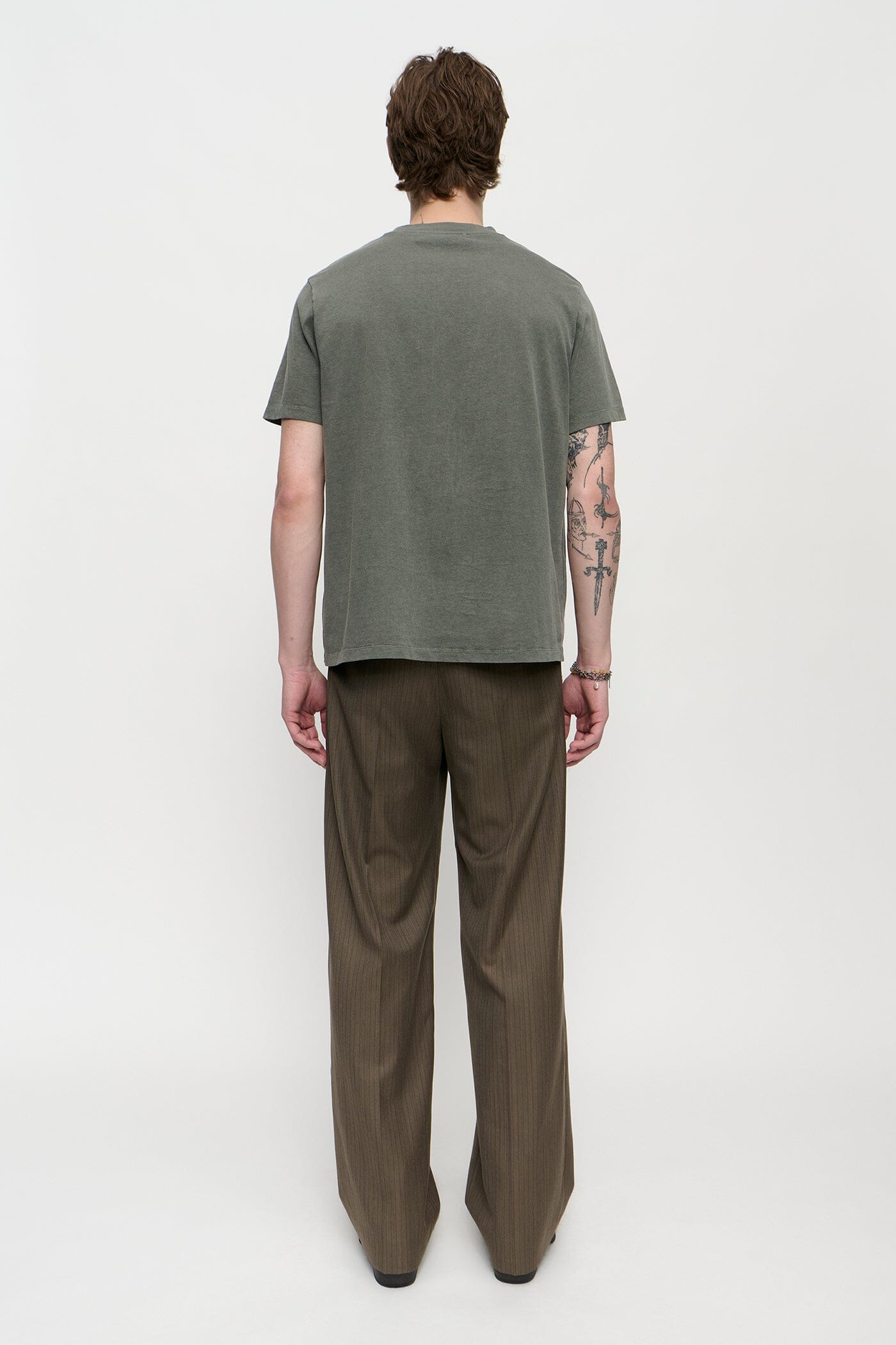 Our Legacy - Box T-Shirt - Worn Olive Legacy Jersey T-skjorte Our Legacy 