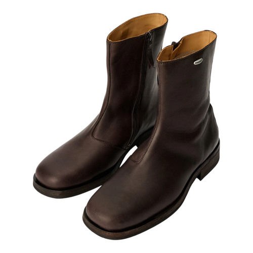 Our Legacy - Camion Boot - Matted Brown Waxed Bovine Sko Our Legacy 