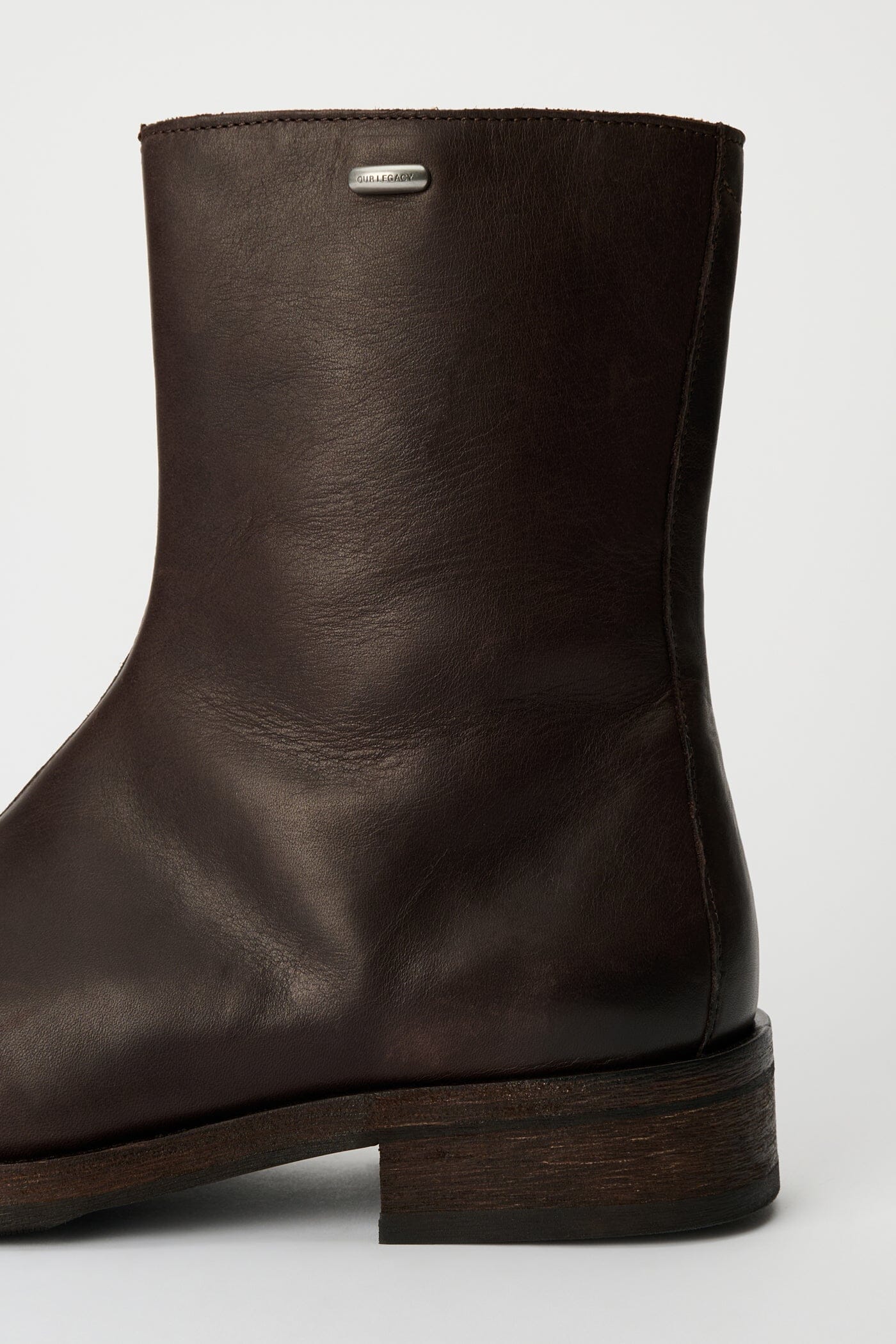 Our Legacy - Camion Boot - Matted Brown Waxed Bovine Sko Our Legacy 