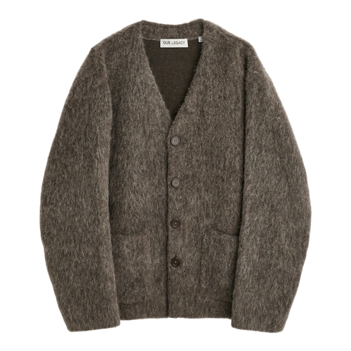 Our Legacy - Cardigan - Mole Grey Hairy Wool Knitwear Our Legacy 