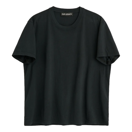 Our Legacy Classic T-shirt - Black Clean Jersey T-shirt Our Legacy 